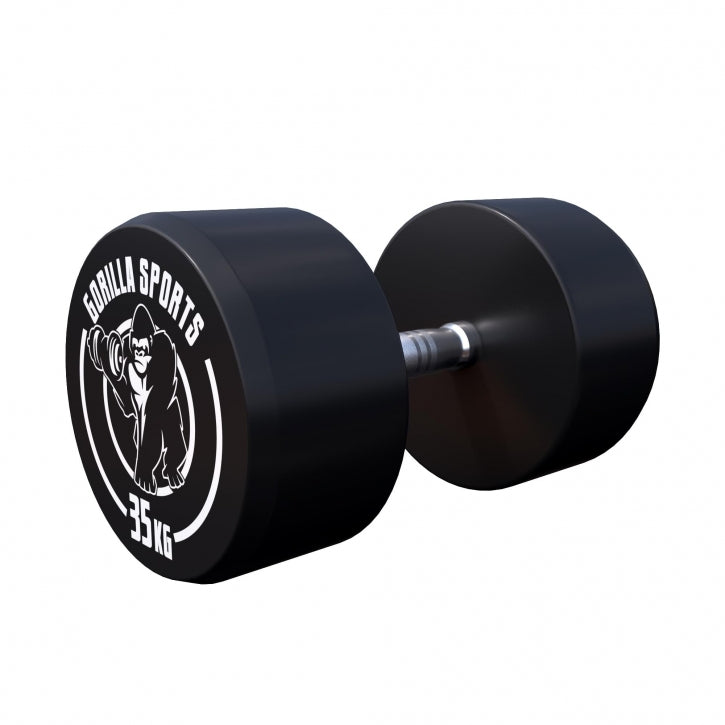 OUTLET - Pro kiinteä käsipaino kumipinnoitteella - 22,5 kg