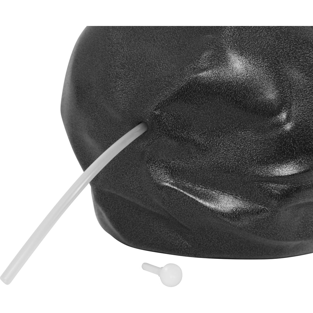 Pilatespallo 22 cm + Pumppu – Monipuolinen Harjoituspallo Kehonhuoltoon, Musta