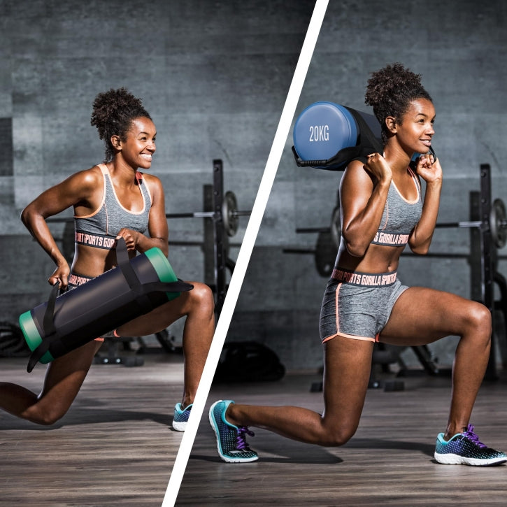 Powerbag Hiekkasäkki 5kg - 30kg, Musta, Keinonahka