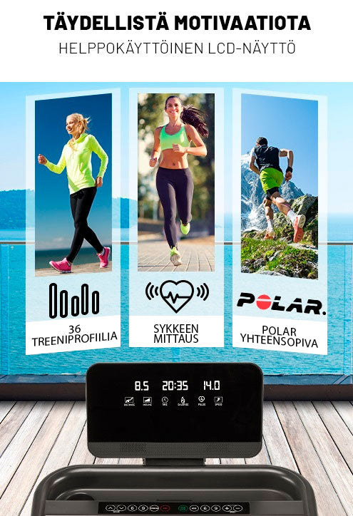 Juoksumatto MAXXUS RunMaxx 3.0  – Kokoontaitettava, 16 km/h, 12 Kaltevuustasoa, max. 100 kg