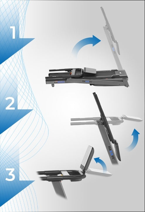 Juoksumatto MAXXUS RunMaxx 3.0  – Kokoontaitettava, 16 km/h, 12 Kaltevuustasoa, max. 100 kg