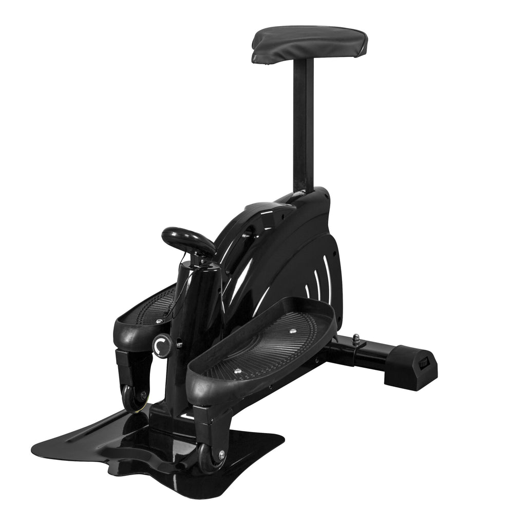 Stepperi Kotiin Korkeussäädettävällä Satulalla 1,5kg Vauhtipyörällä Musta