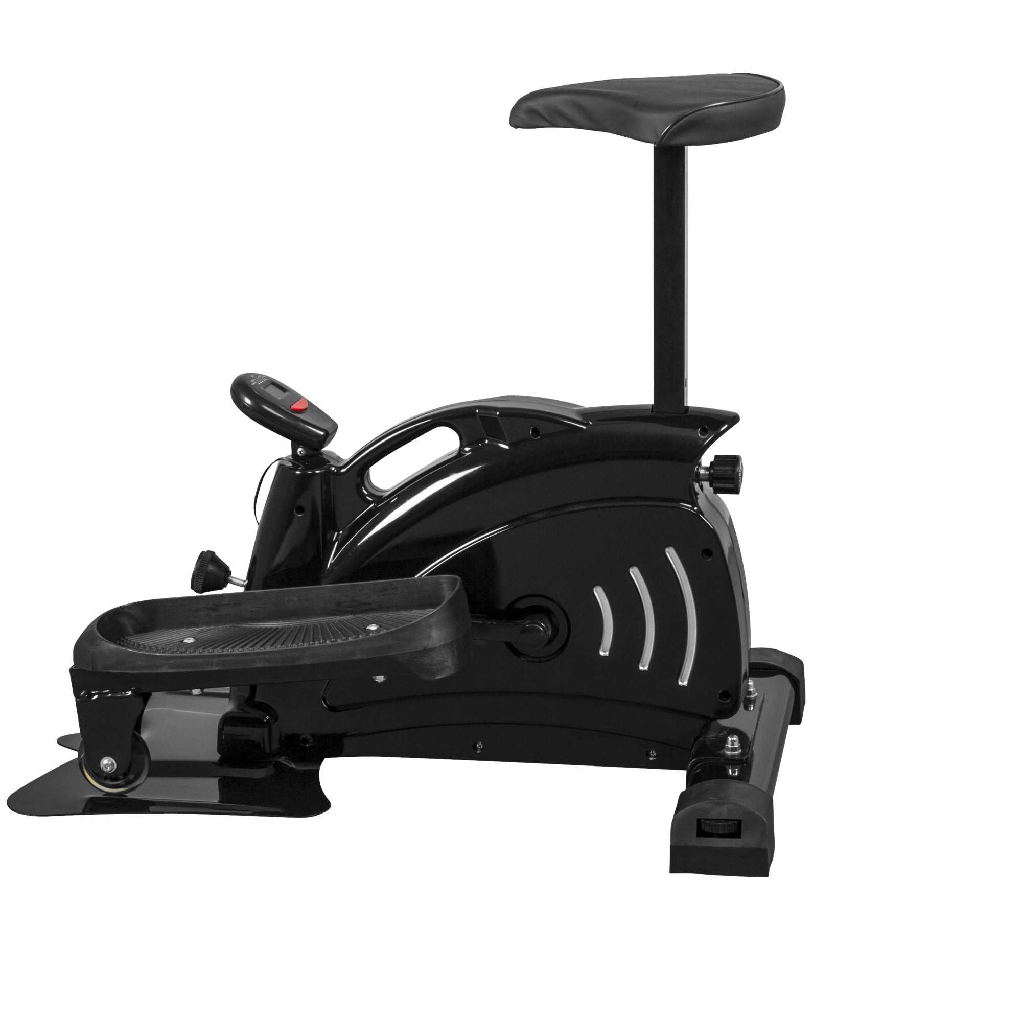 Stepperi Kotiin Korkeussäädettävällä Satulalla 1,5kg Vauhtipyörällä Musta