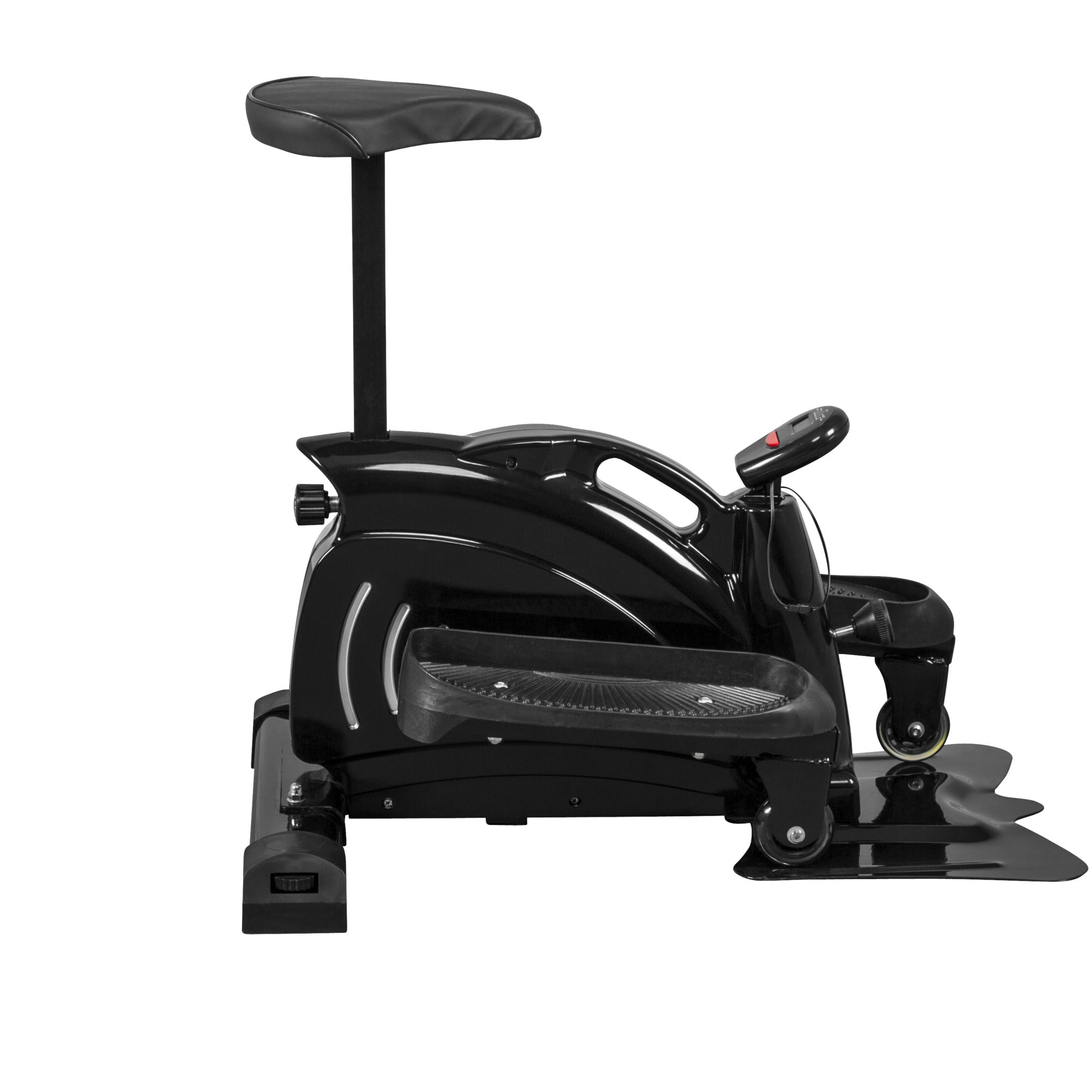 Stepperi Kotiin Korkeussäädettävällä Satulalla 1,5kg Vauhtipyörällä Musta