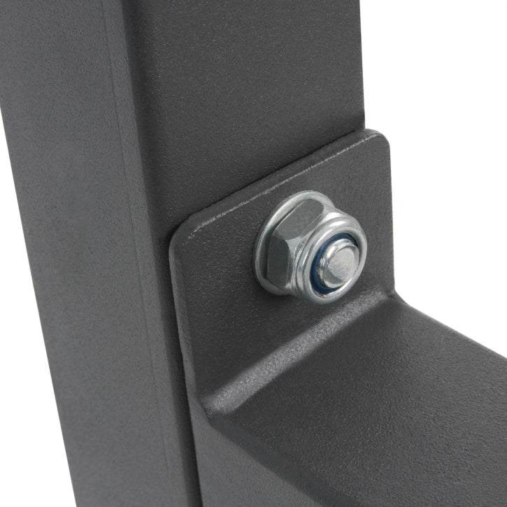 Physionics Kyykkytelineet / Levytankotelineet Säädettävä Korkeus 155x86x110-142cm Musta