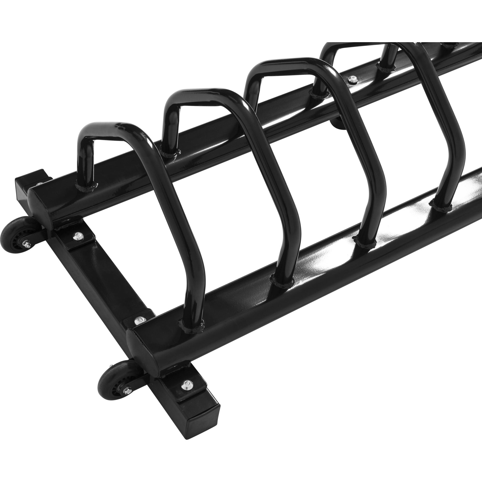 Levypainoteline, Siirrettävä, Pyörillä, Kampamallinen, 400kg, Musta