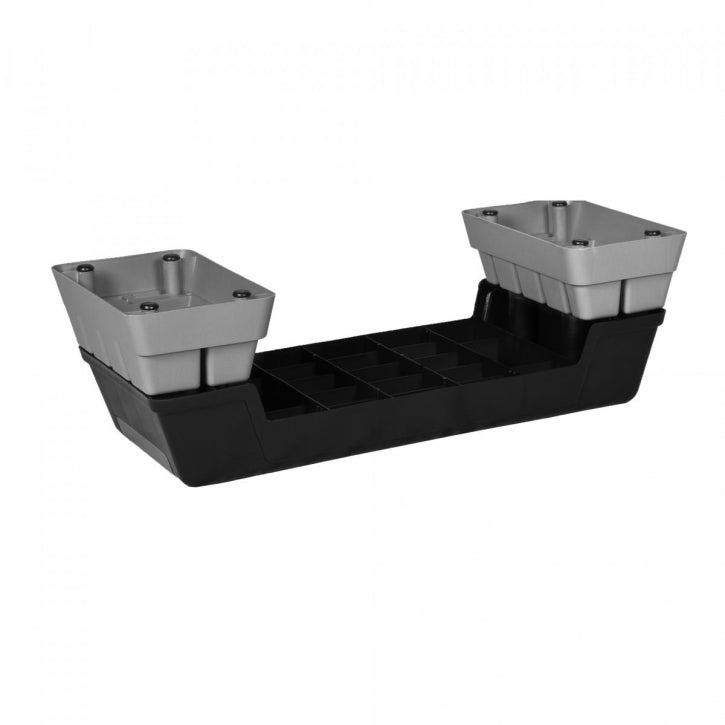 Steppilauta S, Korkeussäädettävä, Harmaa/Musta, 70x 28x12,5cm