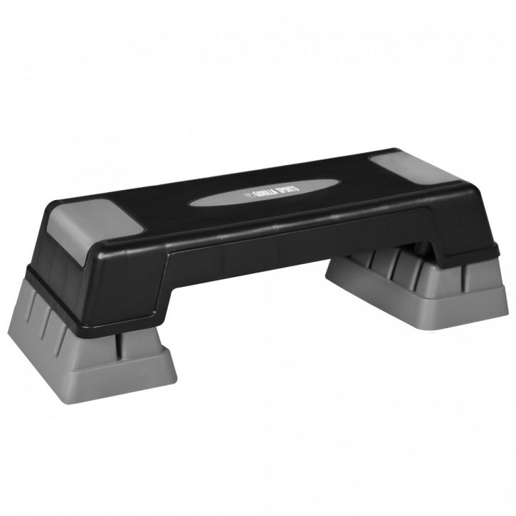 Steppilauta S, Korkeussäädettävä, Harmaa/Musta, 70x 28x12,5cm