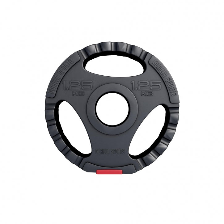 Levypaino 1,25kg, 50mm Vinyylipaino Otekahvoilla, Musta