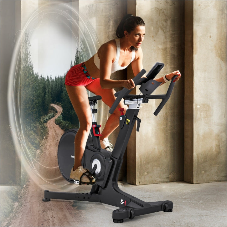 MAXXUS Kuntopyörä S1 Harjoitustietokoneella LCD-Näyttö 18kg Vauhtipyörä