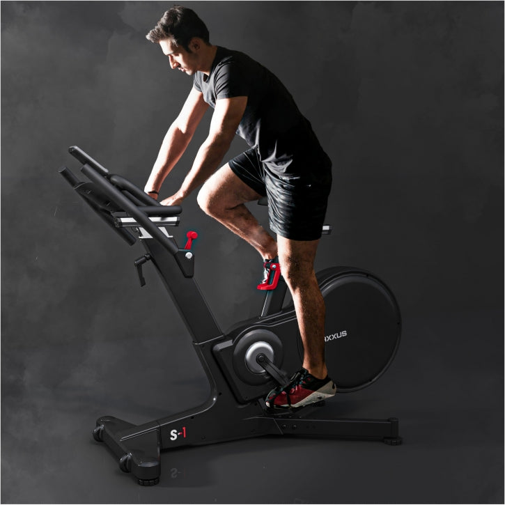 MAXXUS Kuntopyörä S1 Harjoitustietokoneella LCD-Näyttö 18kg Vauhtipyörä