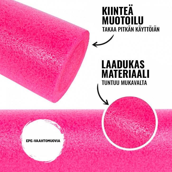 Pilatesrulla, Foam Roller, 60x15cm