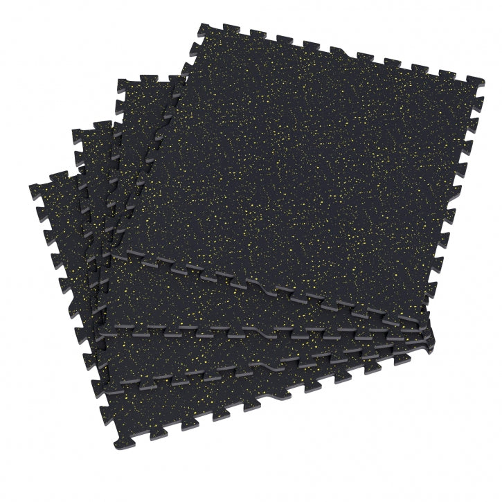 4-Osainen Kuminen Suojamatto / Palamatto Reunapaloilla, 4 Eri Väriä