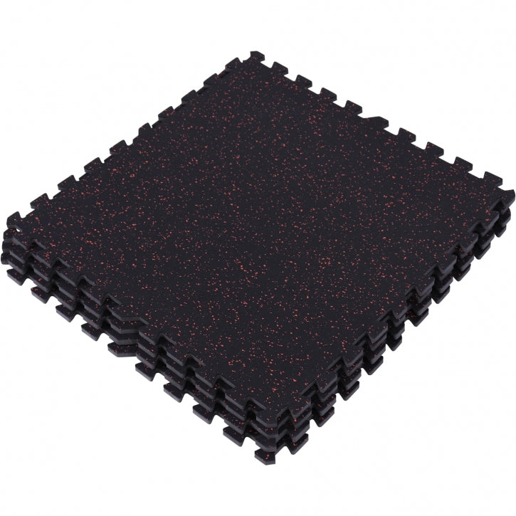 4-Osainen Kuminen Suojamatto / Palamatto Reunapaloilla, 4 Eri Väriä