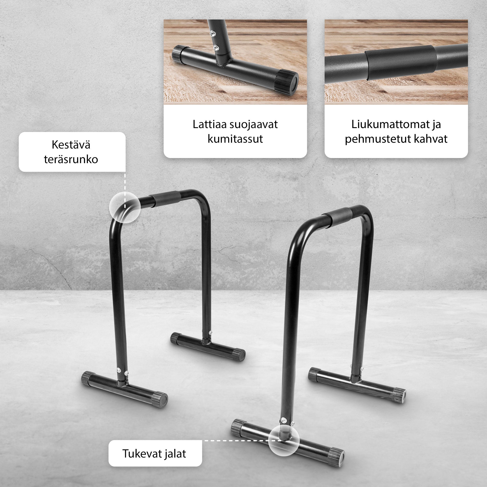 Dippitelineet / Nojapuut Kotiin 73 cm, 3 Eri Väriä, 200 kg painoraja