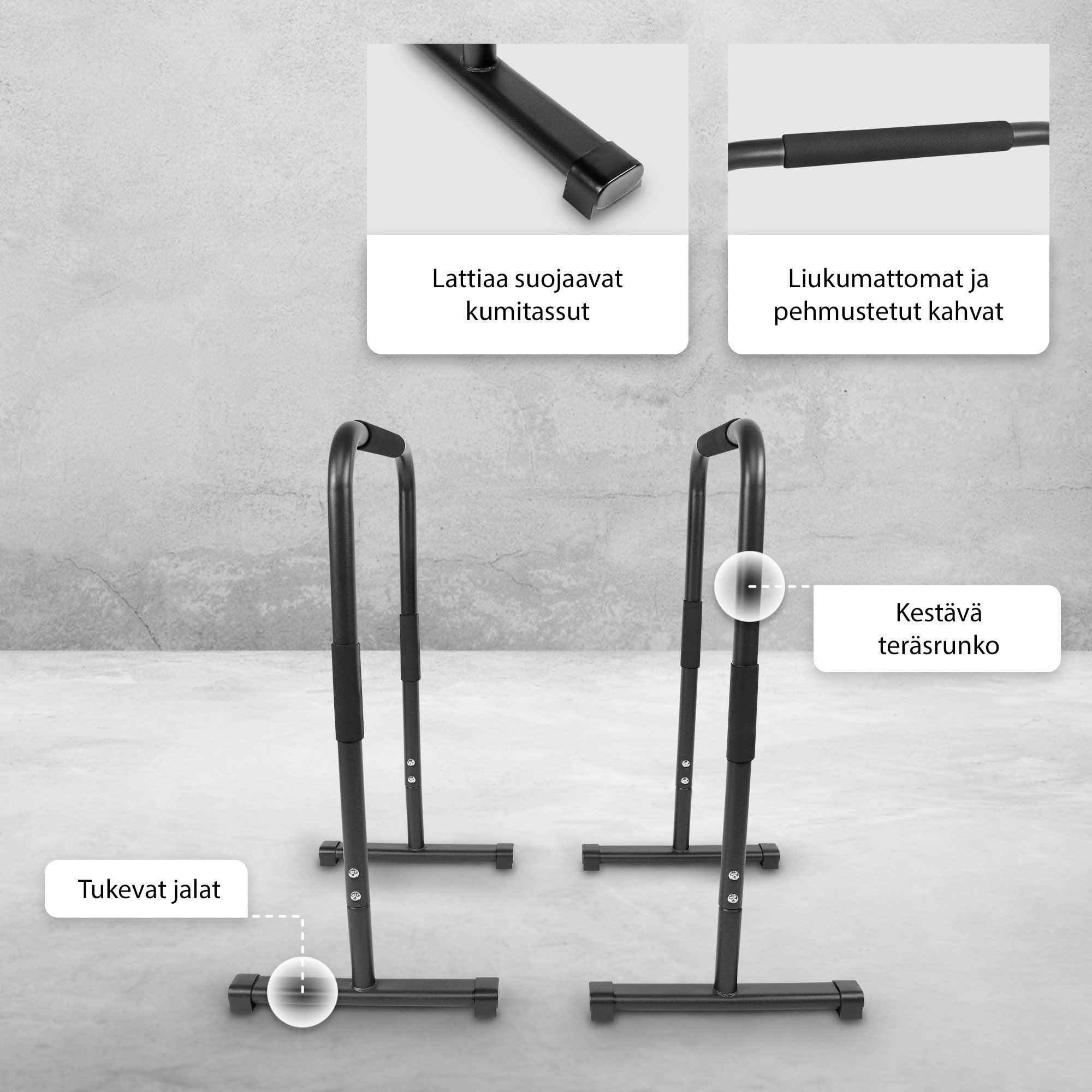 Dippitelineet / Nojapuut Kotiin 94 cm, 3 Eri Väriä, 200 kg painoraja