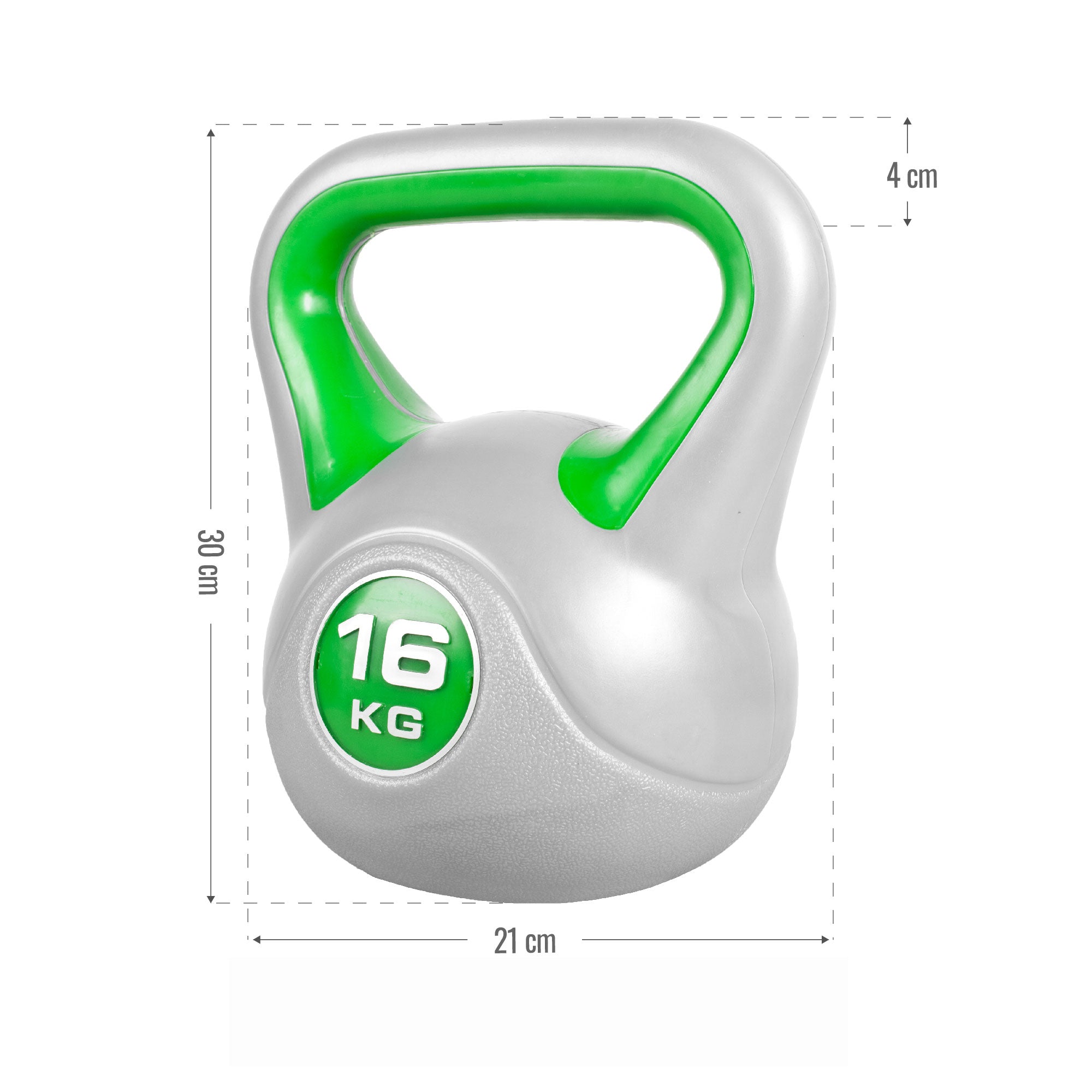 Contrast Kahvakuula 2 kg - 20 kg, Harmaa, Muovipinnoite, Värikoodattu