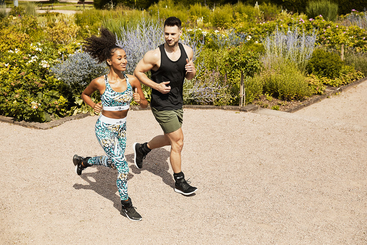 Nilkkapainot, 4 Eri Painoa 0,5kg - 2kg Neopreeni/Teräs Musta 2kpl