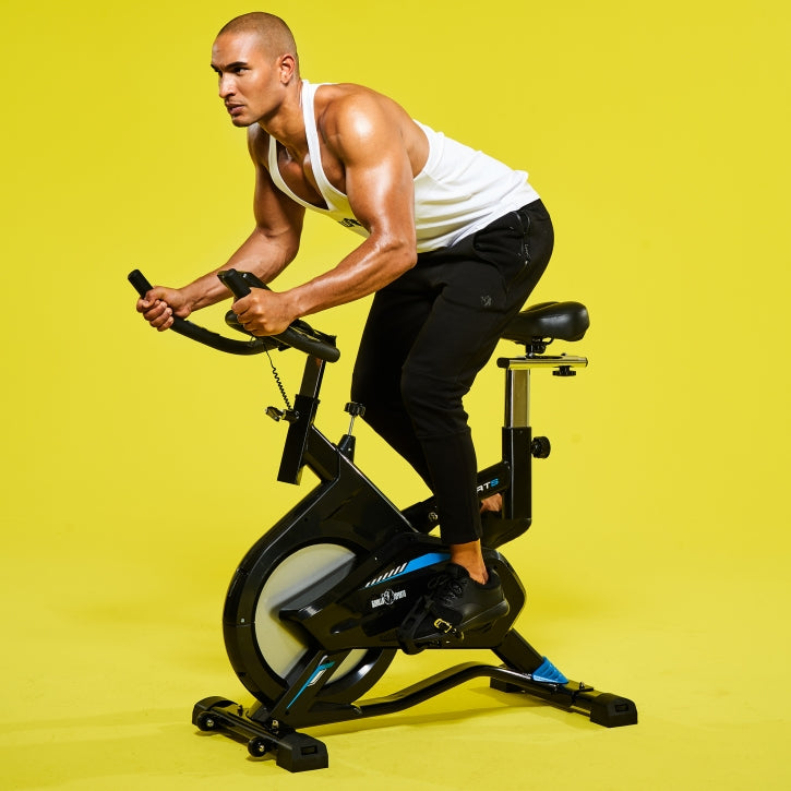 Säädettävä Kuntopyörä Pro Ajotietokoneella, 8kg Vauhtipyörällä, Vastuksen Portaaton Säätö