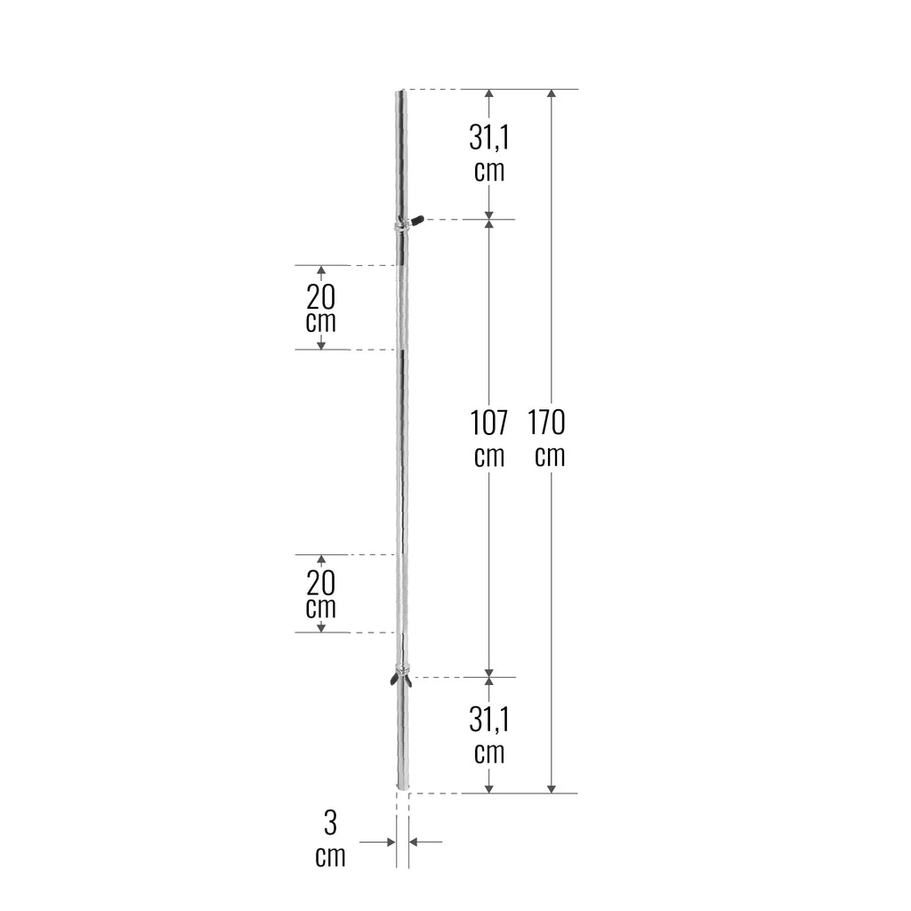 Tankosetti jousilukoilla 30 mm