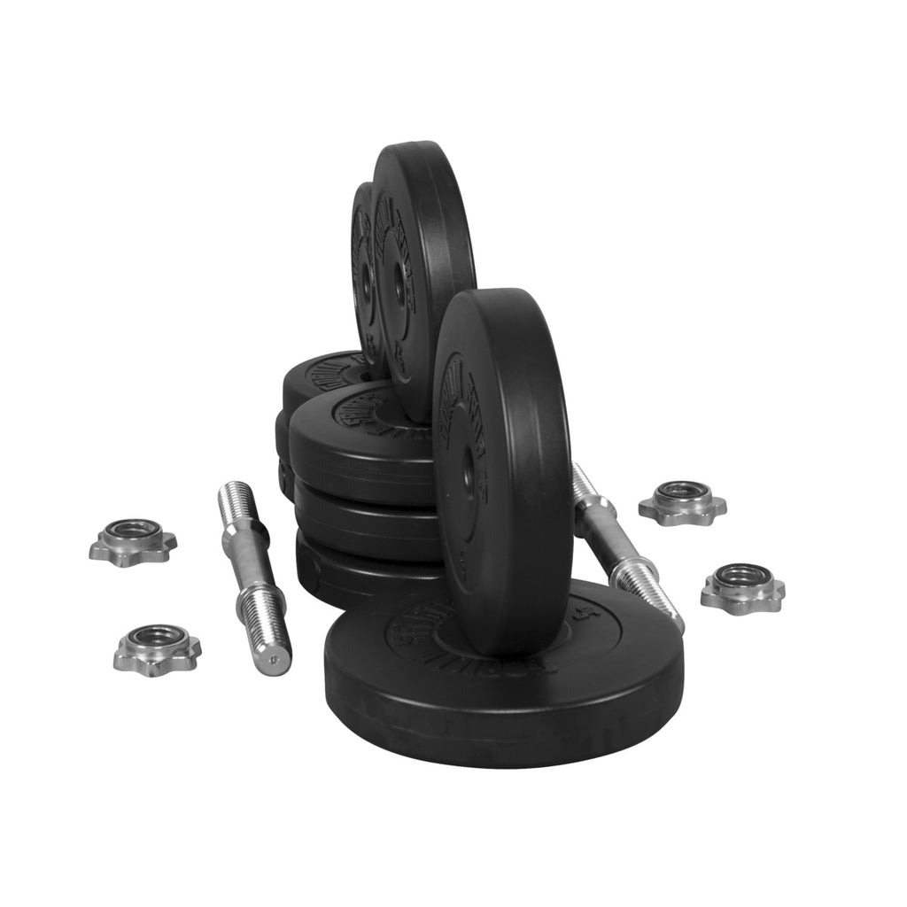 Vinyylinen Käsipainosetti 30 kg Kierrelukoilla 35cm, Ø 30/31mm 2kpl