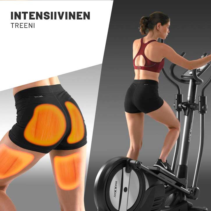 MAXXUS Crosstrainer CX 3.0 Magneettivastuksella 26kg Vauhtipyörällä