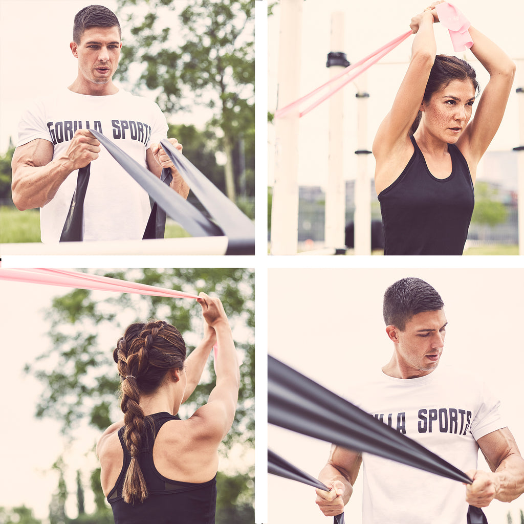 Treeninauha / Vastusnauha 200cm, 5 Eri Vastusta/Väriä 14,5-30,1kg