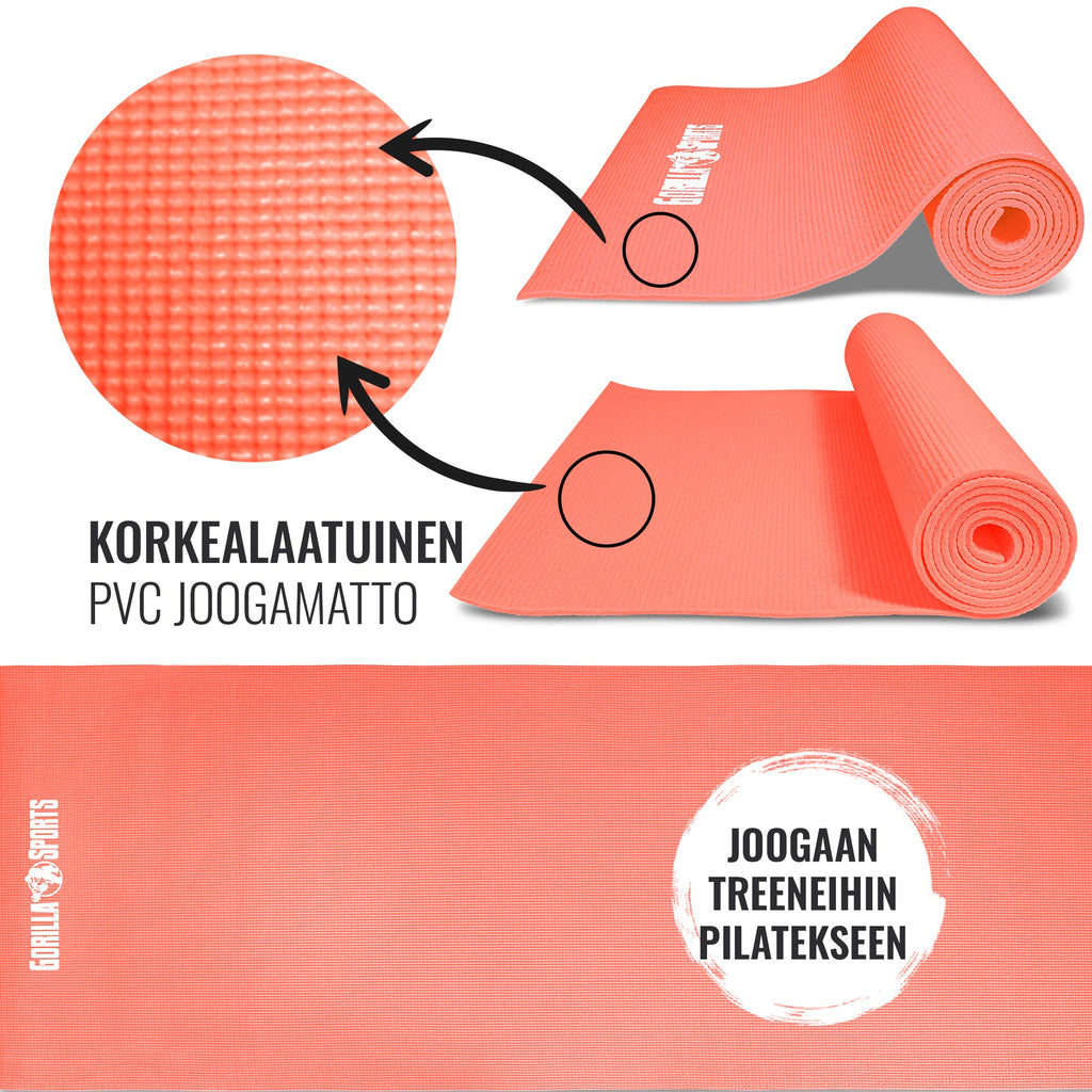 Joogamatto 5mm, Pehmeä Vaahtomuovi, 180x60cm