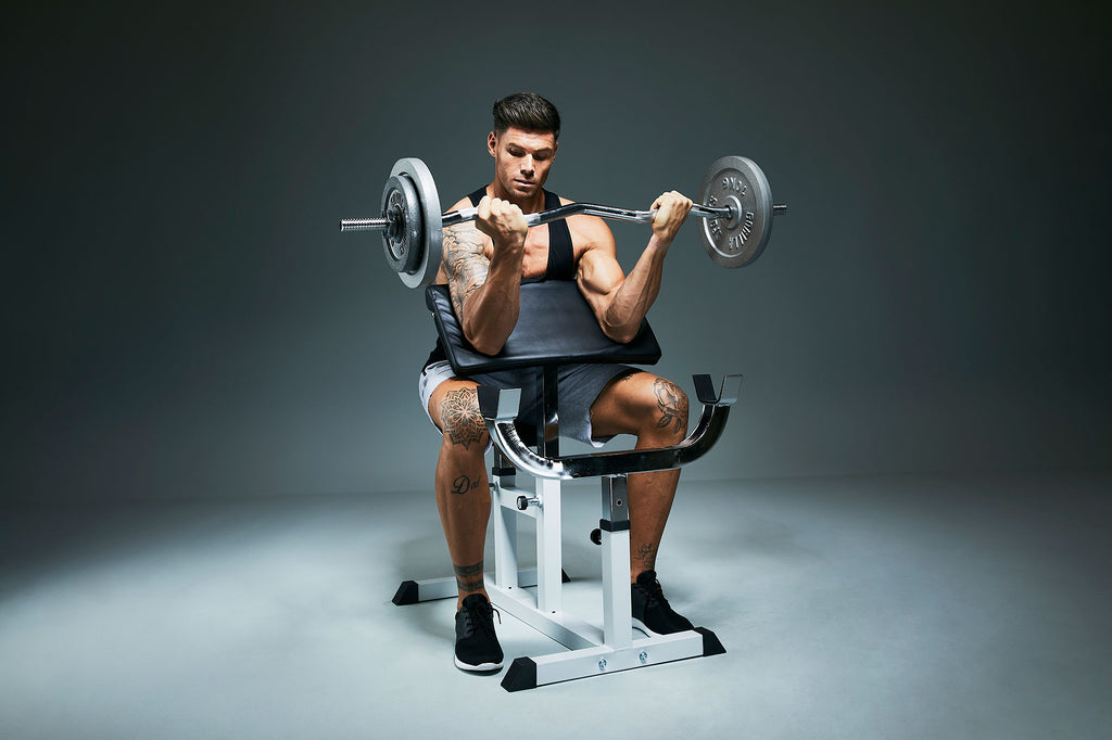 Scott Penkki / Hauispenkki Säädettävä 96x65x83-103cm Valkoinen/Musta