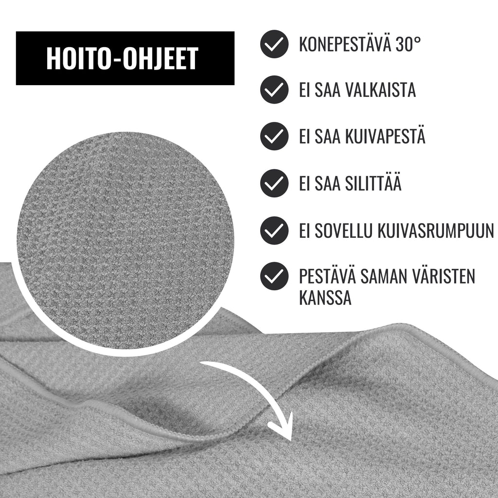 Joogapyyhe, Kevyt ja Kompakti, 180x60cm