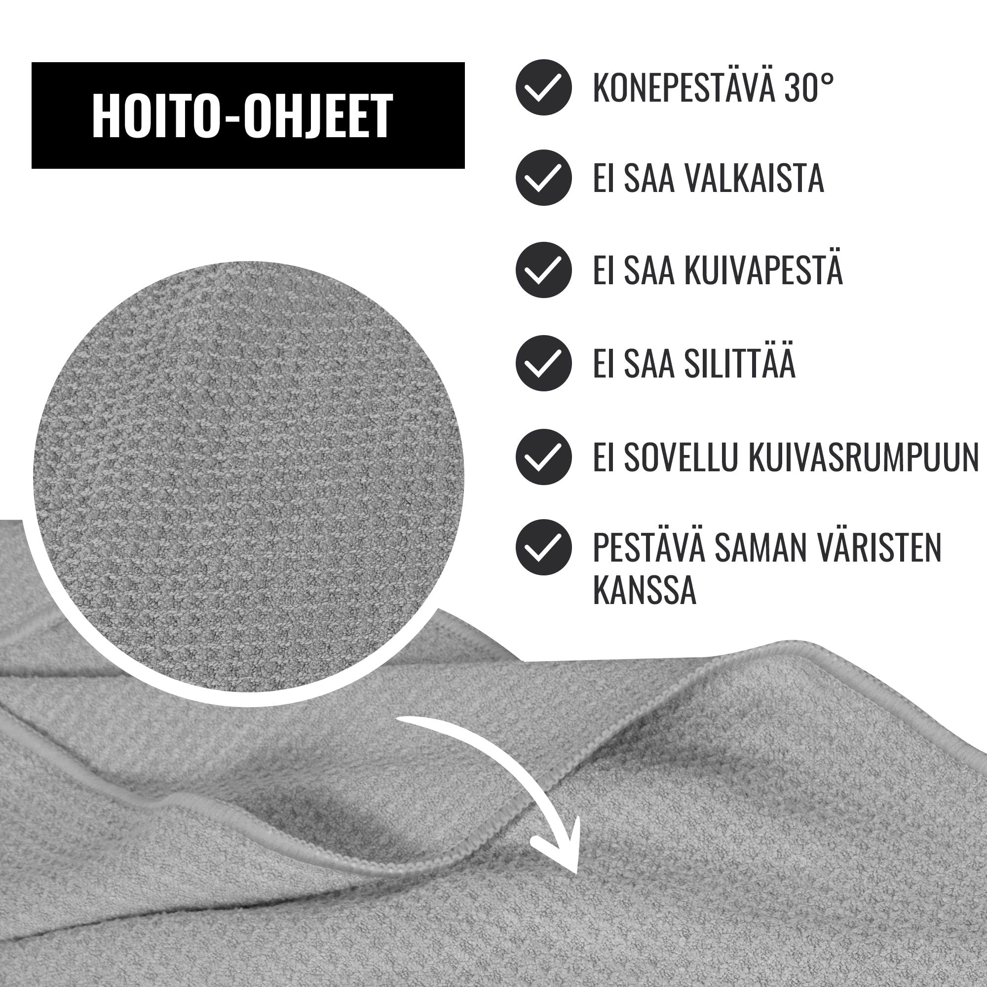 Joogapyyhe, Kevyt ja Kompakti, 180x60cm