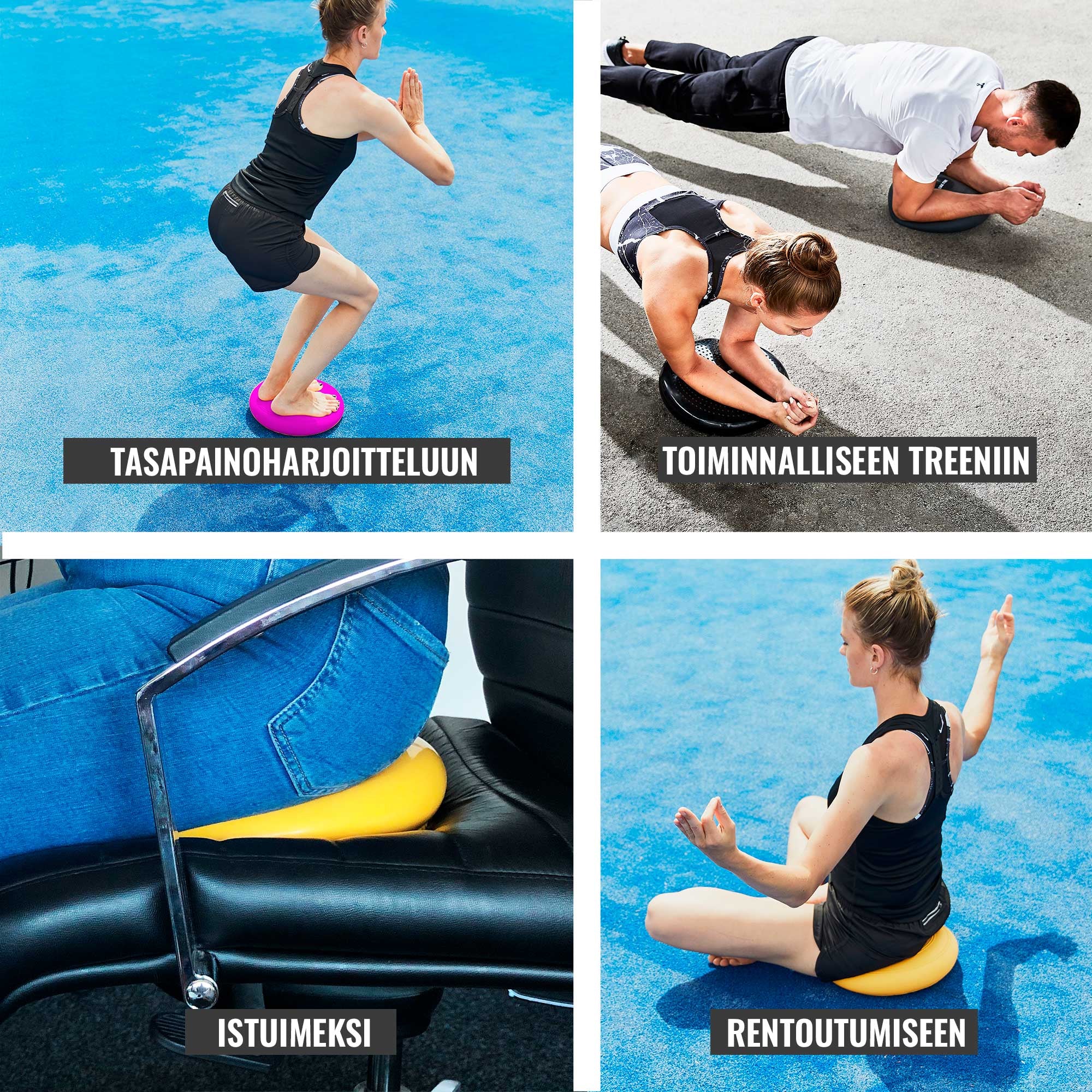 Balance Pad, Tasapainotyyny Piikeillä, Useita Värejä, 33cm