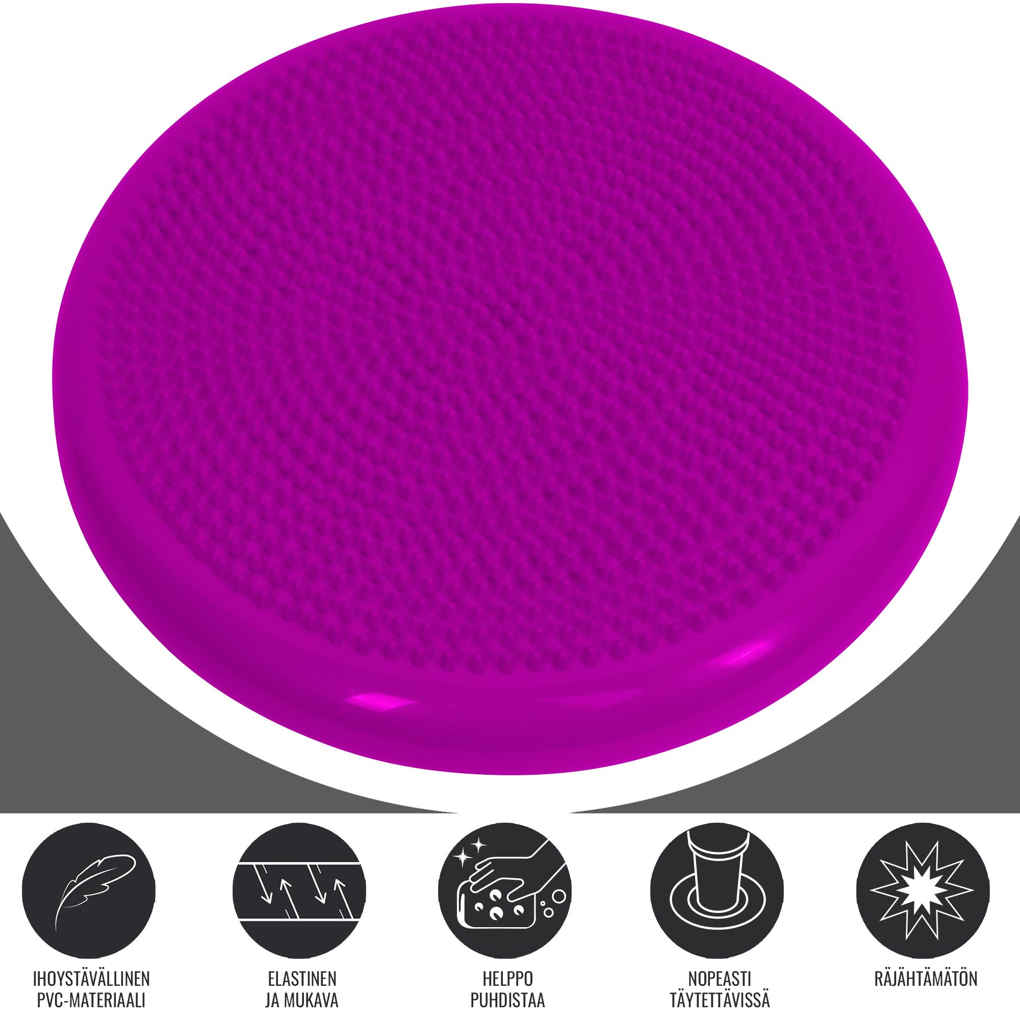 Balance Pad, Tasapainotyyny Piikeillä, Useita Värejä, 33cm