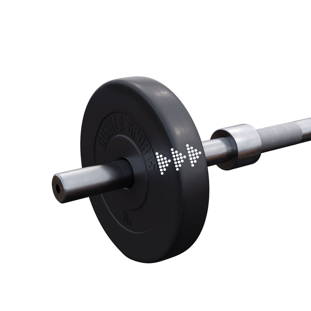 Levypaino 1,25kg, 50mm Vinyylipaino, Musta