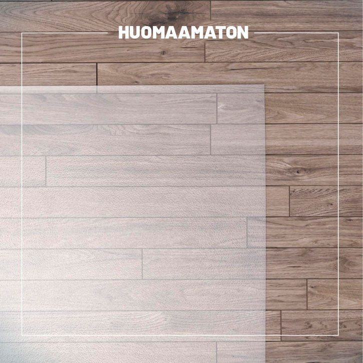 Läpinäkyvä Liukumaton Lattiasuojamatto, 4 Eri Kokoa