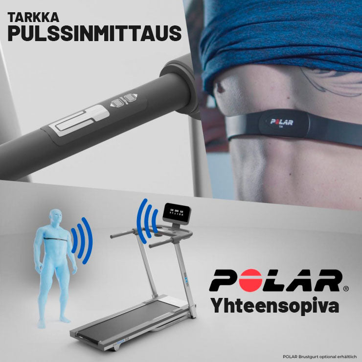 Juoksumatto MAXXUS RunMaxx 3.0  – Kokoontaitettava, 16 km/h, 12 Kaltevuustasoa, max. 100 kg