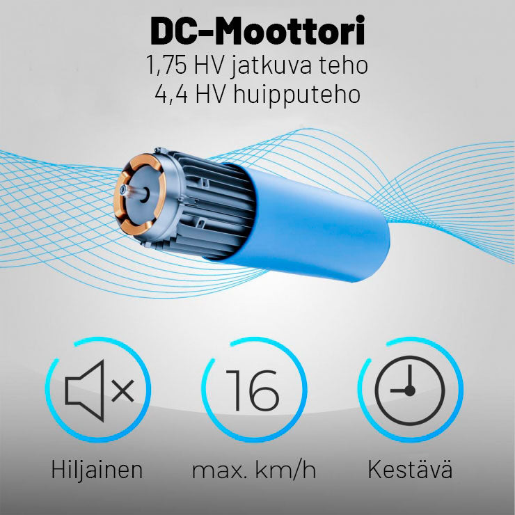 Kokoontaitettava juoksumatto MAXXUS RunMaxx 4.2i – 16 km/h, max. 110 kg, LCD-näyttö