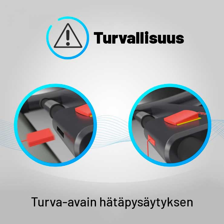 Juoksumatto MAXXUS 8.1 – Kokoontaitettava, 20 km/h,  max.140 kg, LED-Näyttö