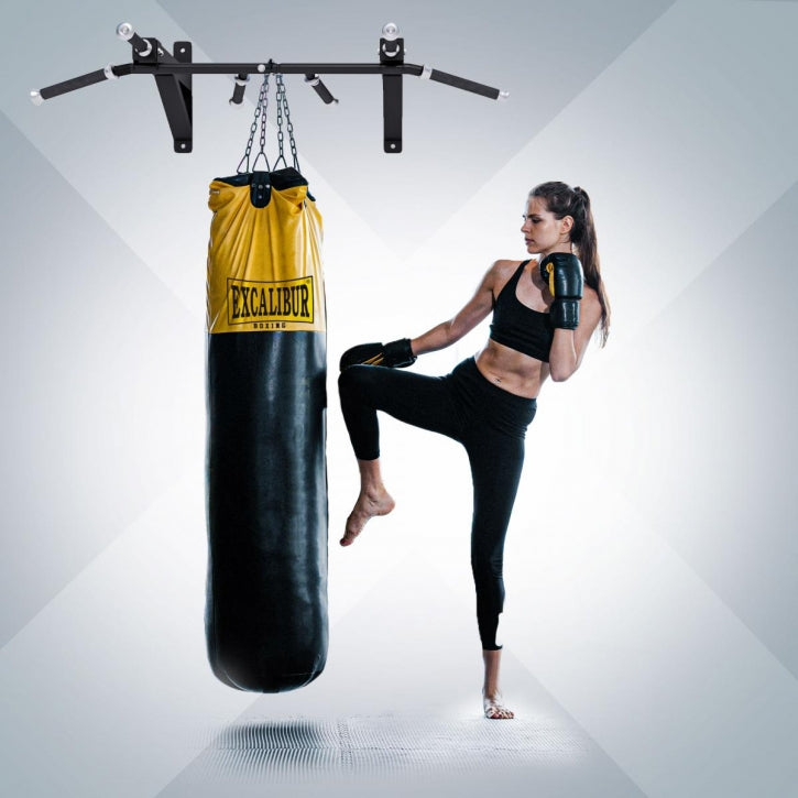 MAXXUS Leuanvetotanko Seinään Useilla Eri Otekahvoilla 113x35x60cm