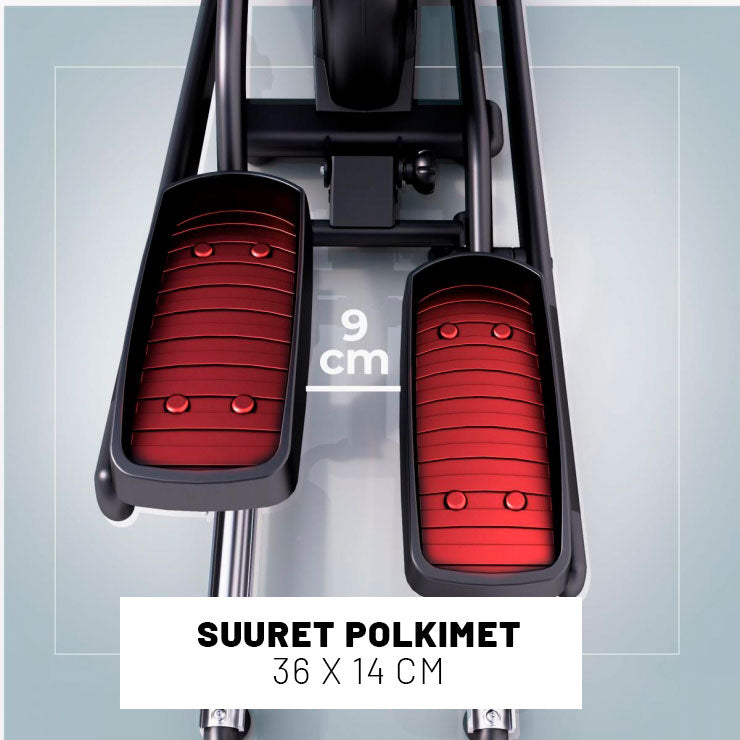 MAXXUS Crosstrainer CX 4.3f Magneettivastuksella 24kg Vauhtipyörällä