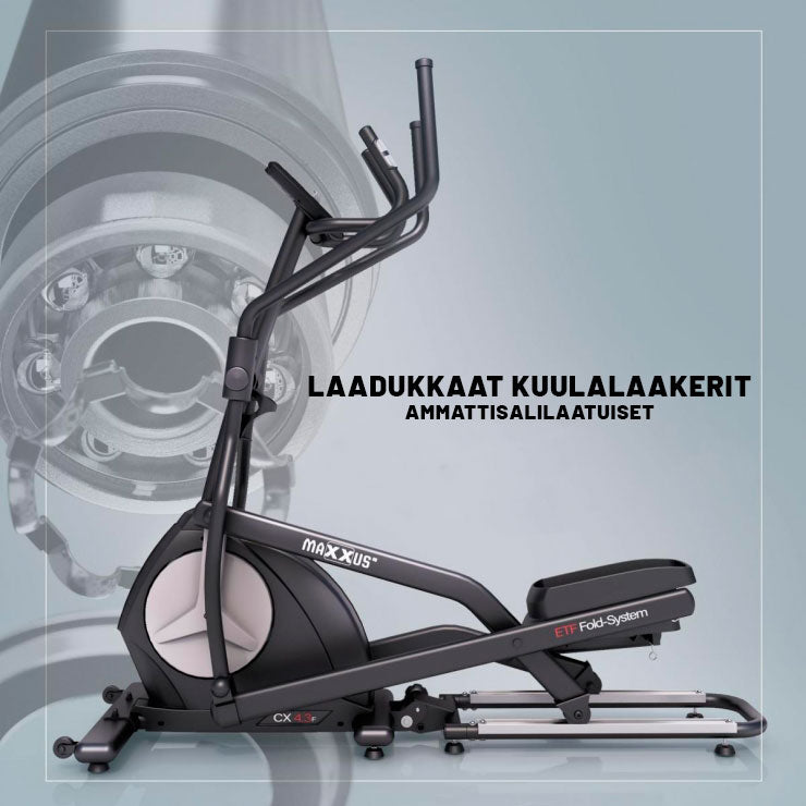 MAXXUS Crosstrainer CX 4.3f Magneettivastuksella 24kg Vauhtipyörällä