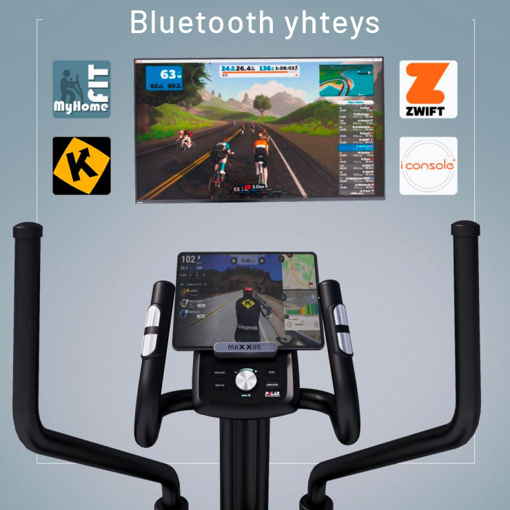 MAXXUS Crosstrainer CX 4.3f Magneettivastuksella 24kg Vauhtipyörällä