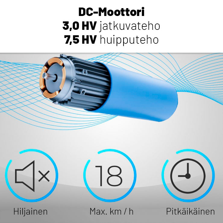 Juoksumatto MAXXUS 7.3 – Kokoontaitettava, 18 km/h, max. 130 kg, LED-Näyttö, Vaimennusjärjestelmä