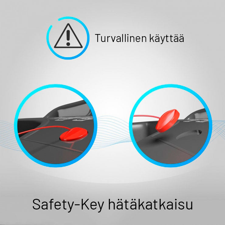 Juoksumatto MAXXUS 7.3 – Kokoontaitettava, 18 km/h, max. 130 kg, LED-Näyttö, Vaimennusjärjestelmä