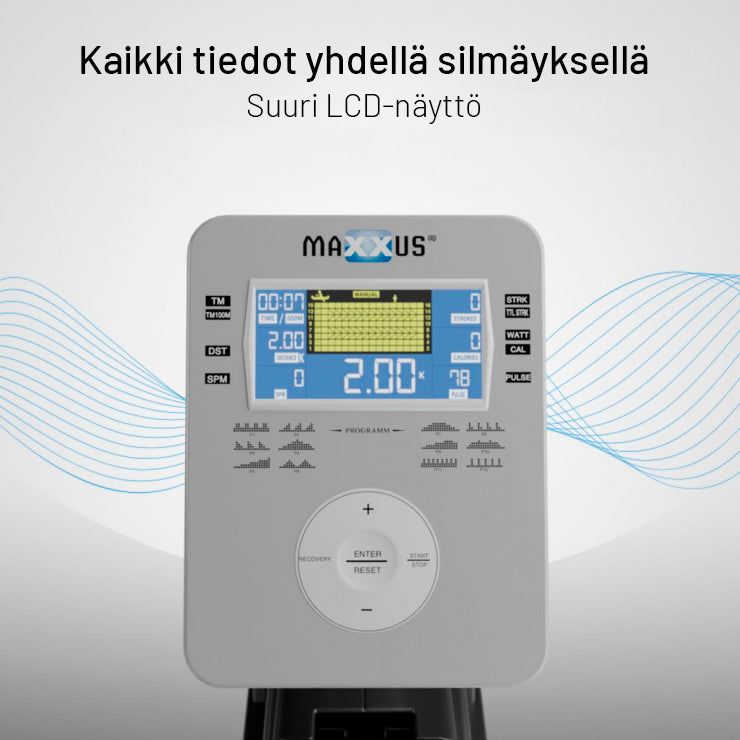 MAXXUS Soutulaite 8.1 Taitettava Ilma- Ja Magneettivastuksella, 16 Vastustasoa