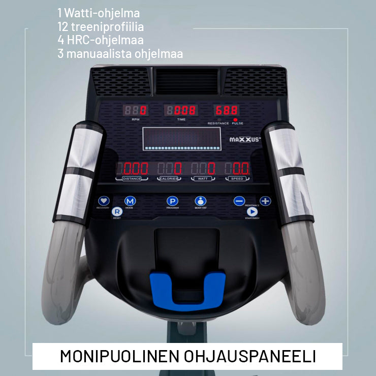 MAXXUS Crosstrainer CX 9.1 Ilma- Ja Magneettivastuksella 29kg Vauhtipyörällä