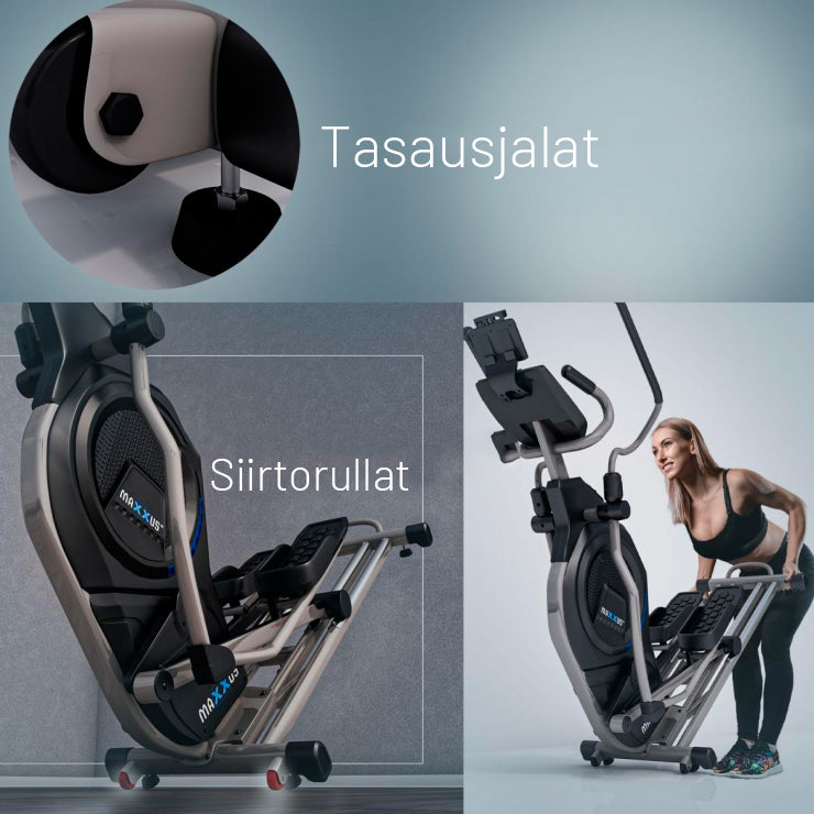 MAXXUS Crosstrainer CX 9.1 Ilma- Ja Magneettivastuksella 29kg Vauhtipyörällä