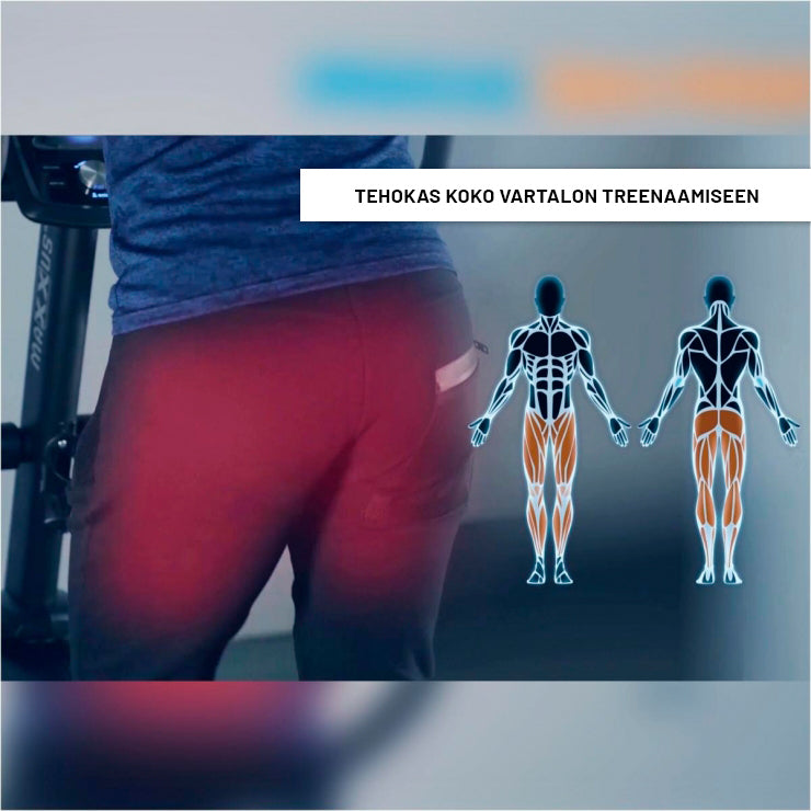 MAXXUS Crosstrainer CX 6.1 Magneettivastuksella 29kg Vauhtipyörällä