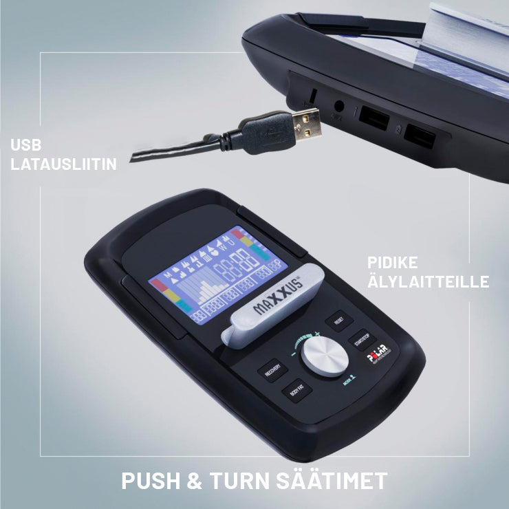 MAXXUS Crosstrainer CX 7.8 Magneettivastuksella 26kg Vauhtipyörällä