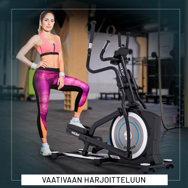 MAXXUS Crosstrainer CX 7.8 Magneettivastuksella 26kg Vauhtipyörällä